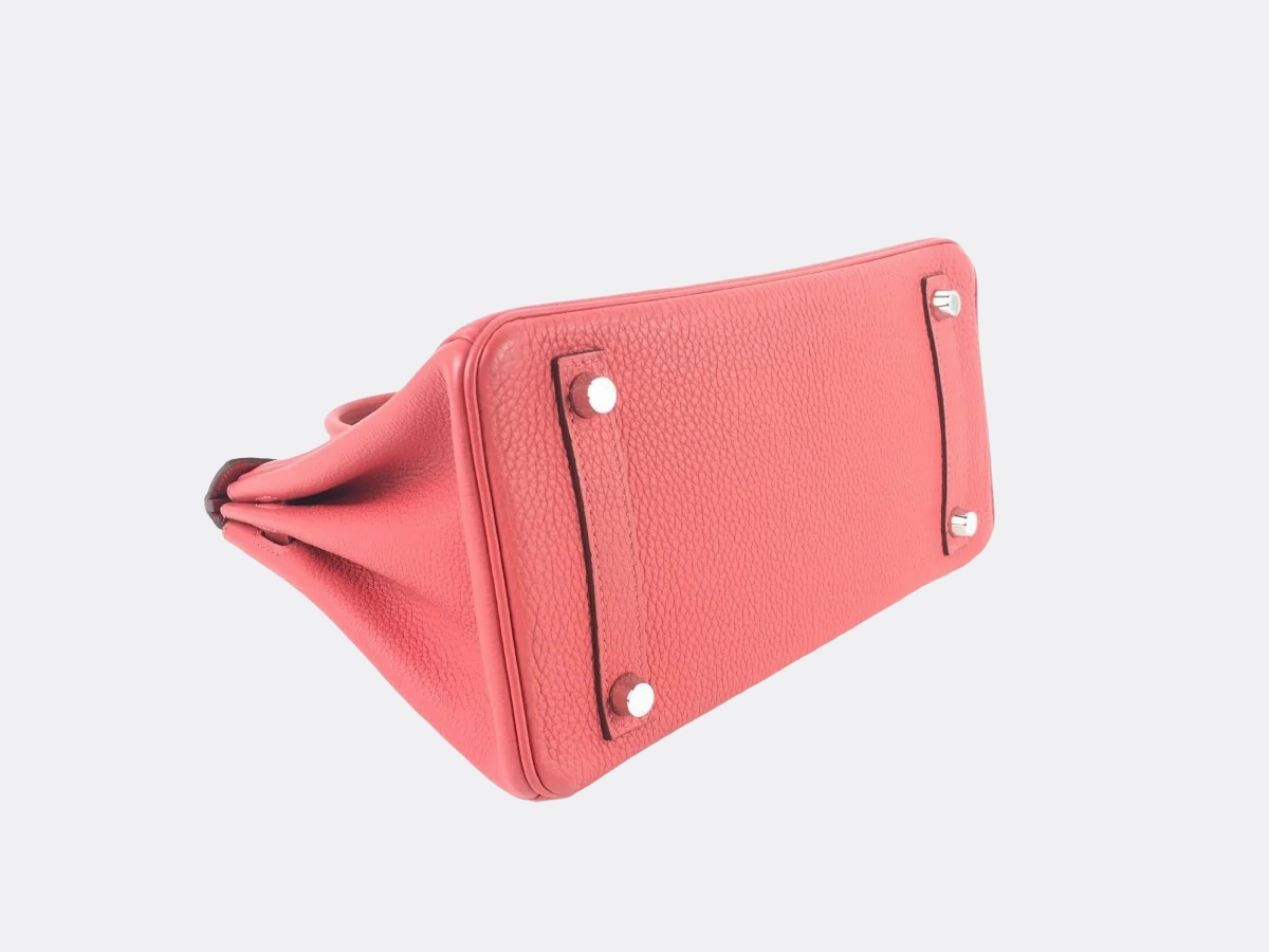 Herms Rouge Pivoine Birkin 25