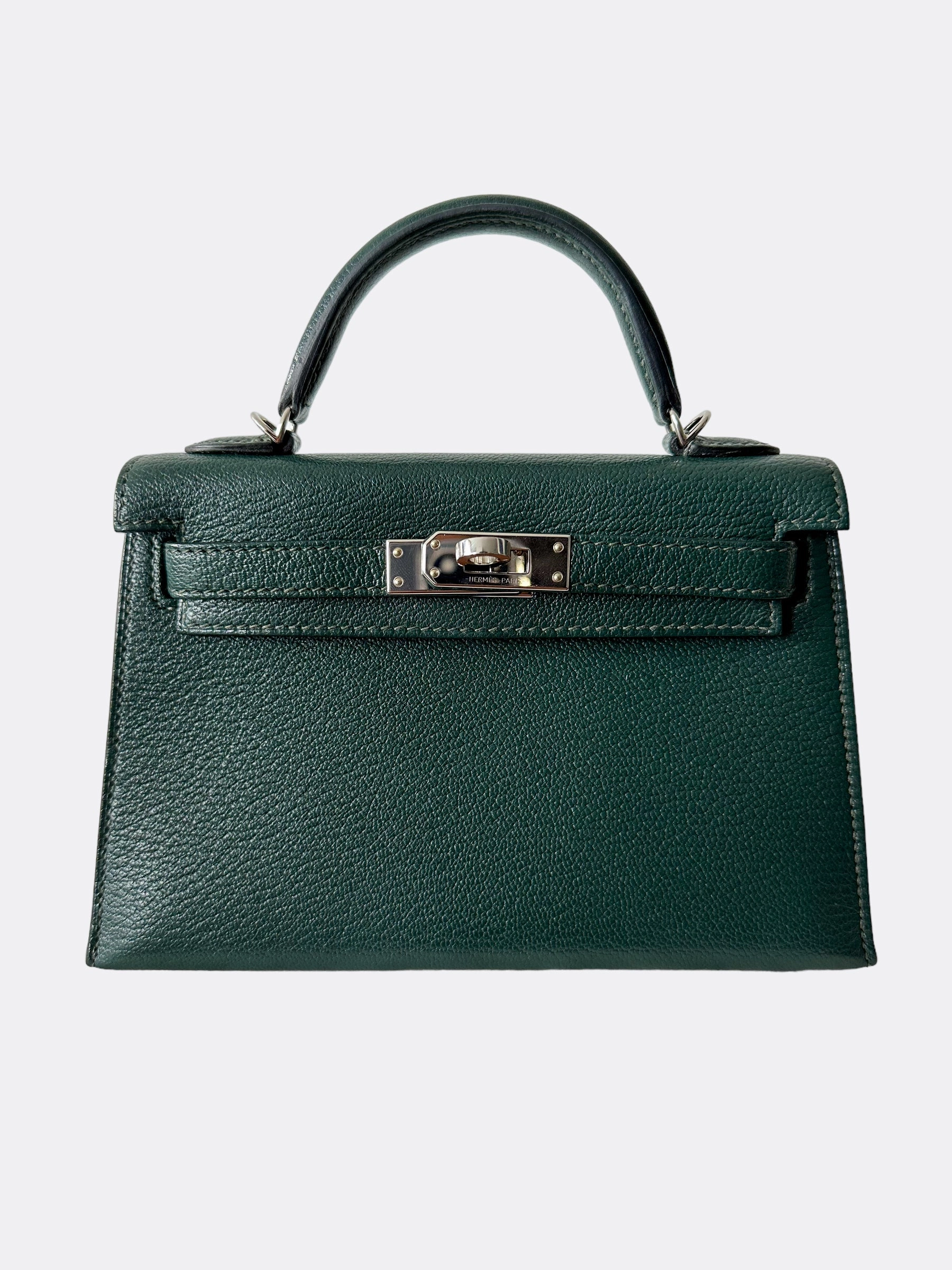 Herms Vert Cyprus Epsom Mini Kelly 20