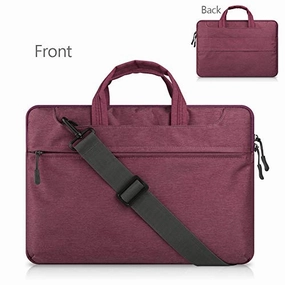 HEXIN 15" 15.6 inches?Lightweight Laptop Carrying Bag For Women Red with Pocket