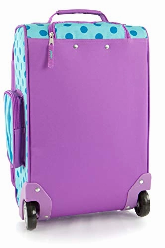 Heys America kids Softside 18" Upright Carry-On Wheeled Luggage (Dots-Stripes)