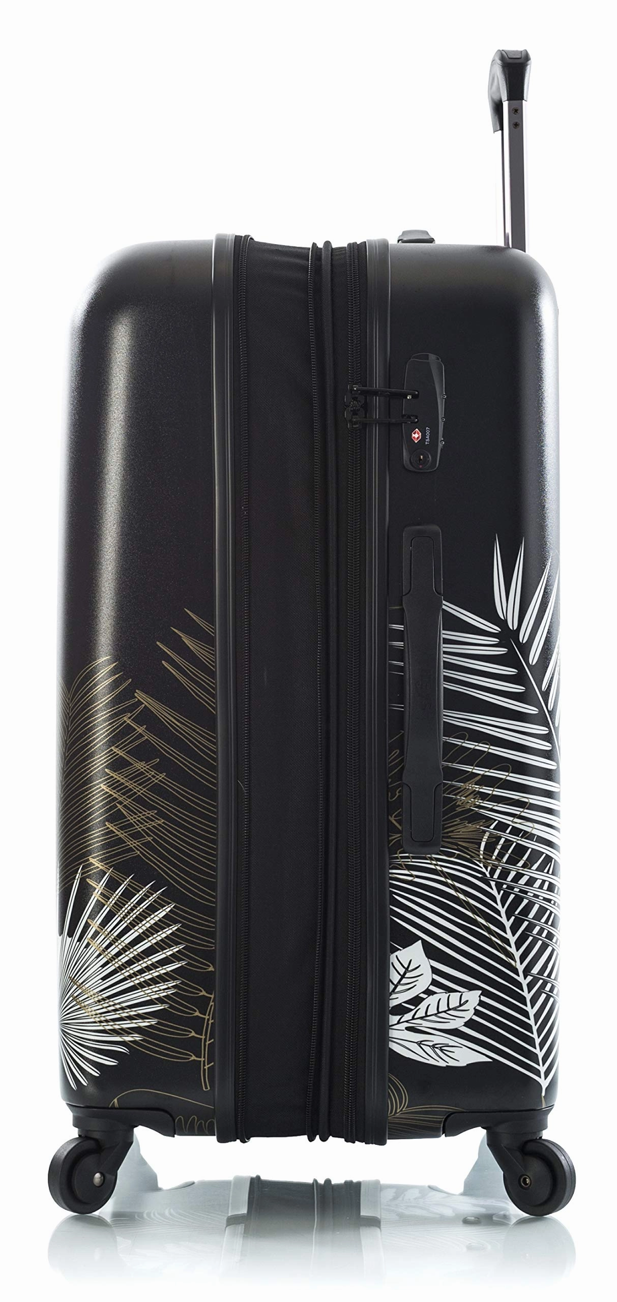 Heys America Oasis 26" Fashion Spinner Luggage With TSA Lock (Black-Gold)