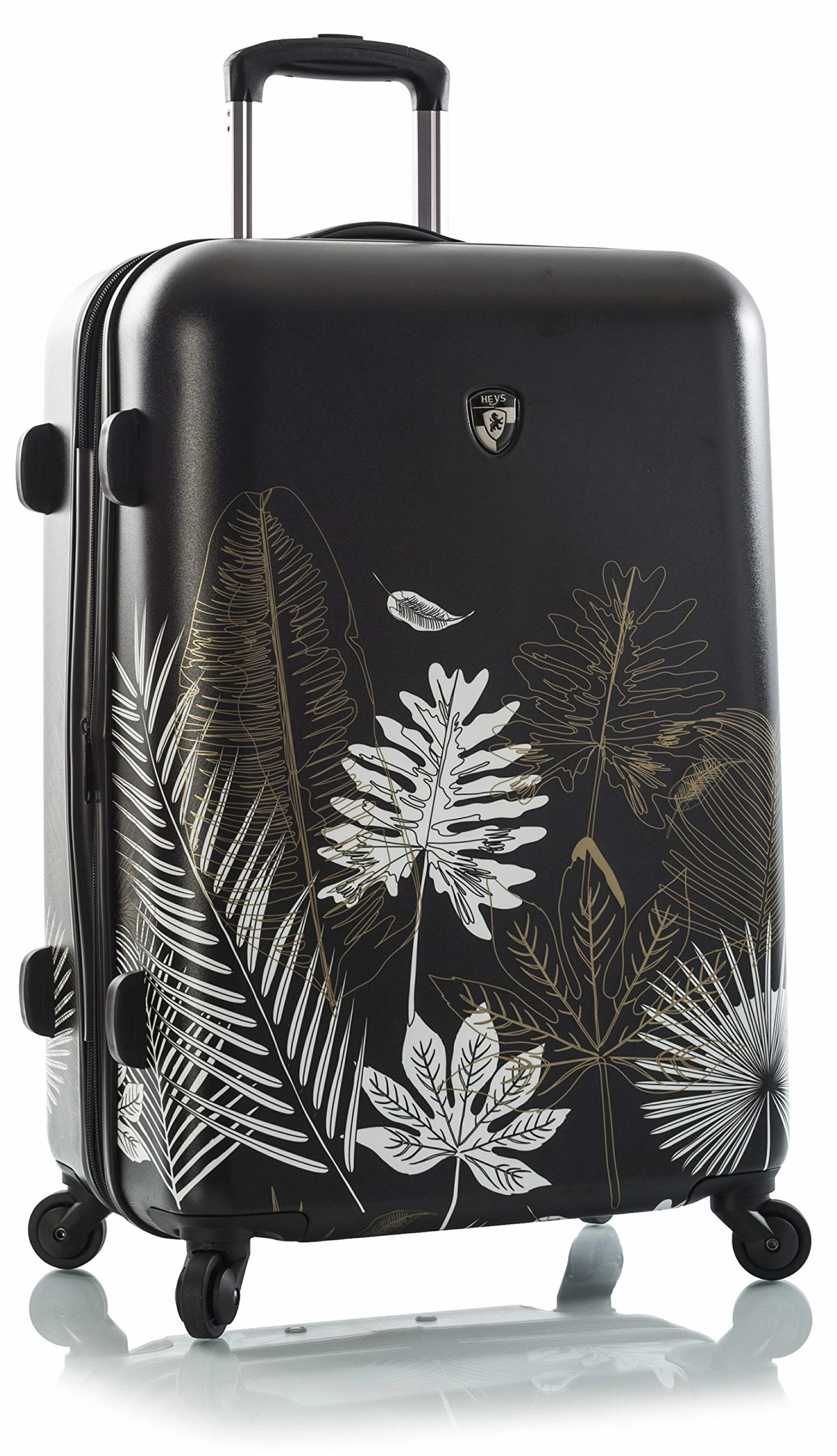 Heys America Oasis 26" Fashion Spinner Luggage With TSA Lock (Black-Gold)