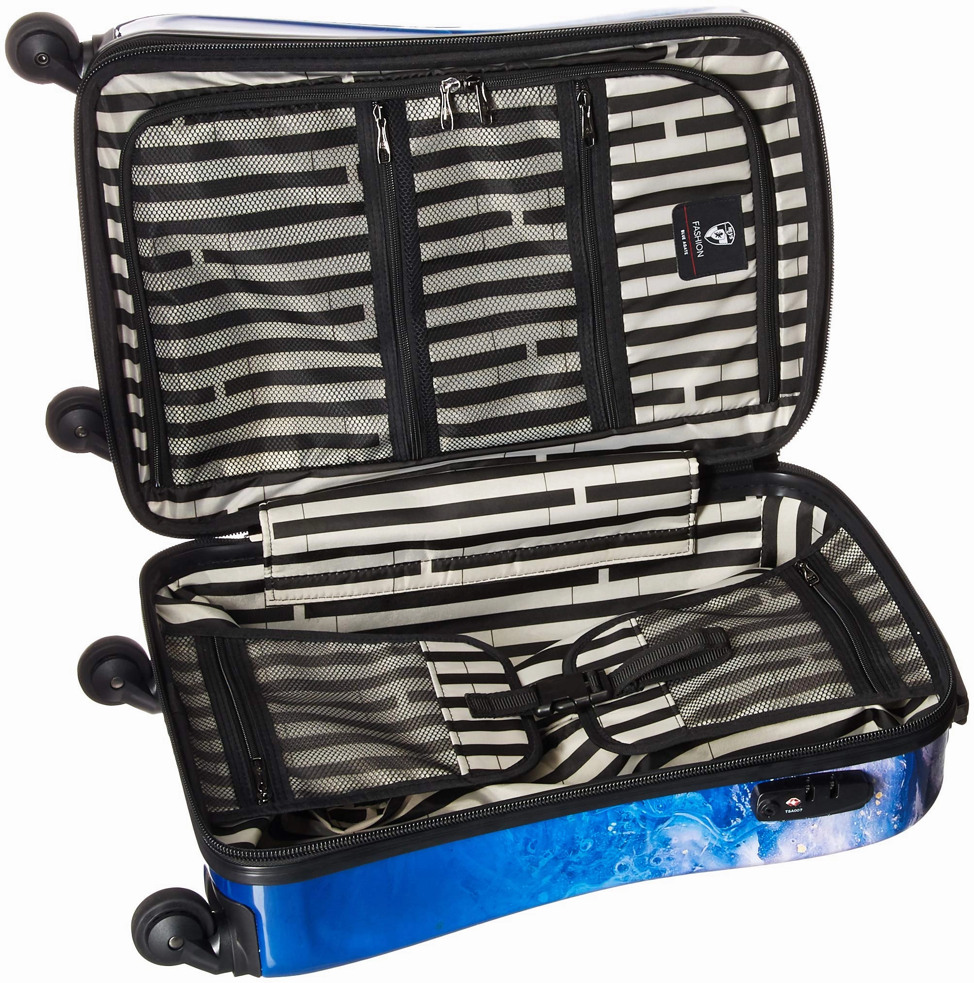 Heys America Unisex Blue Agate 21" Spinner Multicolor One Size