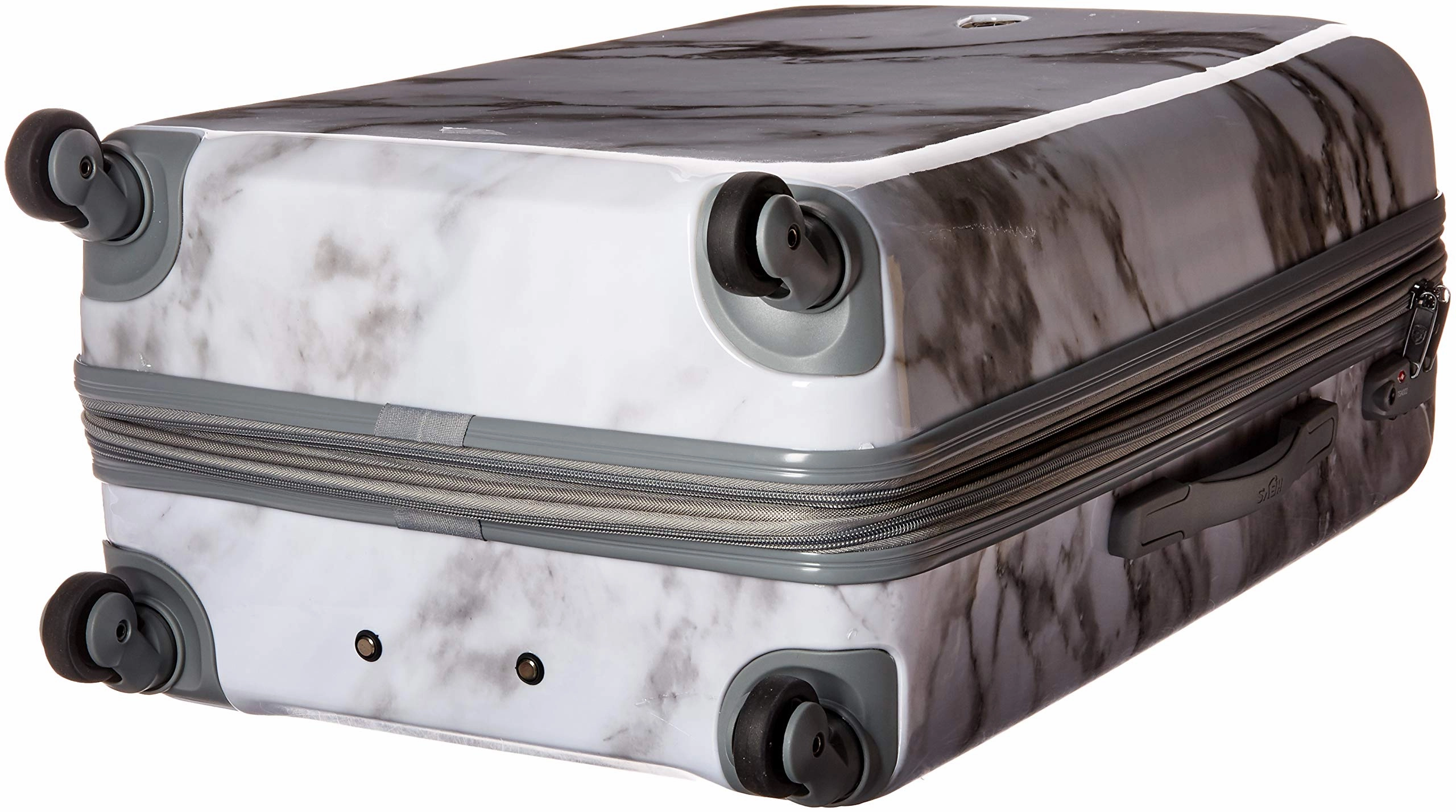 Heys America Unisex Carrara Marble 26" Spinner White One Size
