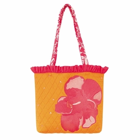 Hibiscus Ruffle Tote - Hibiscus Ruffle Tote