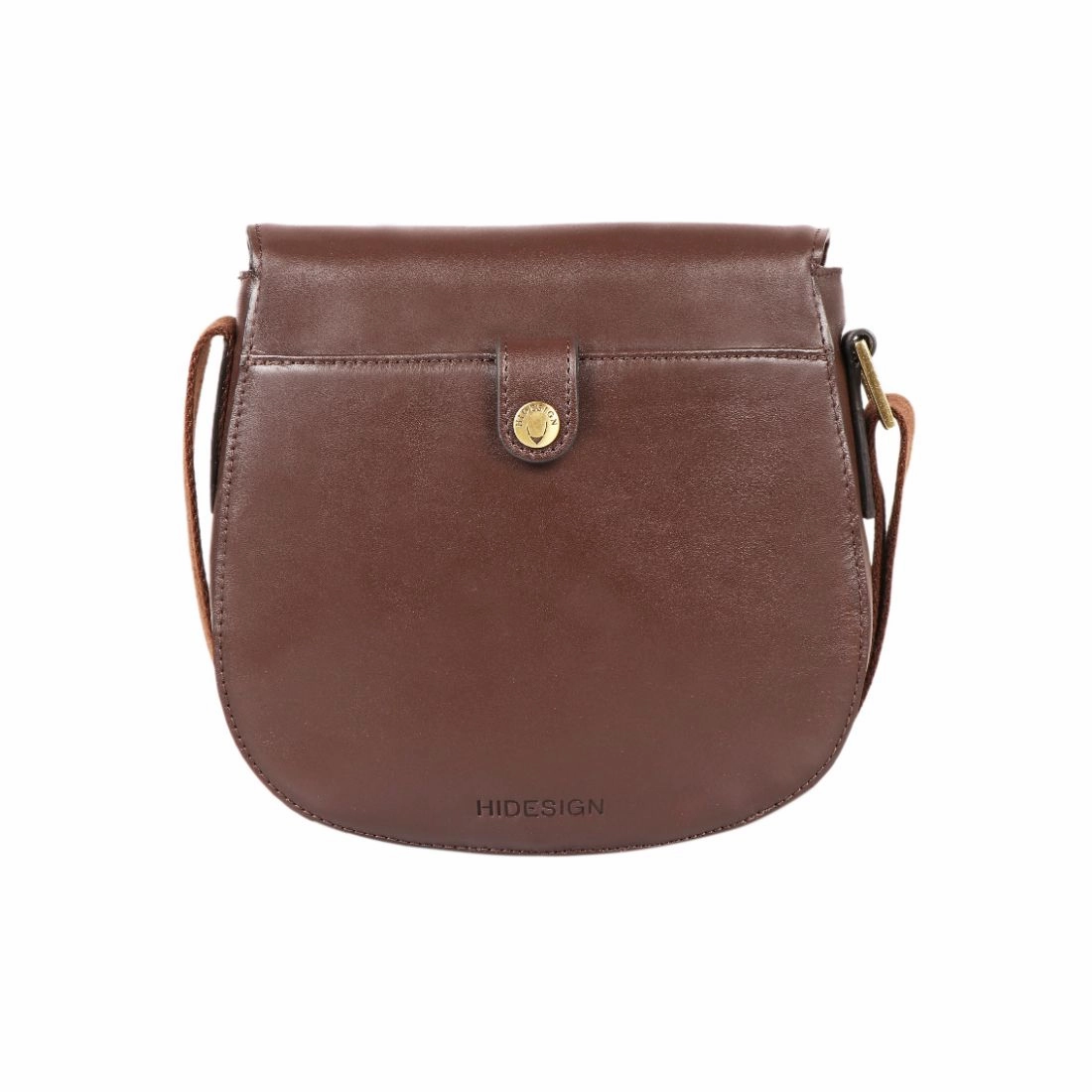 Hidesign Petra Leather Saddle Crossbody Bag