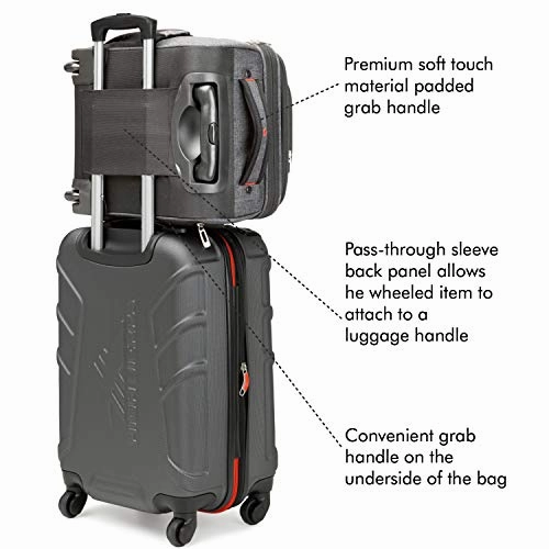 High Sierra Endeavor Wheeled Underseat Carry-On, Mercury Heather, One Size