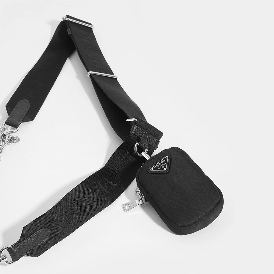 Hobo Re-edition 2005 Nylon Crossbody in Black