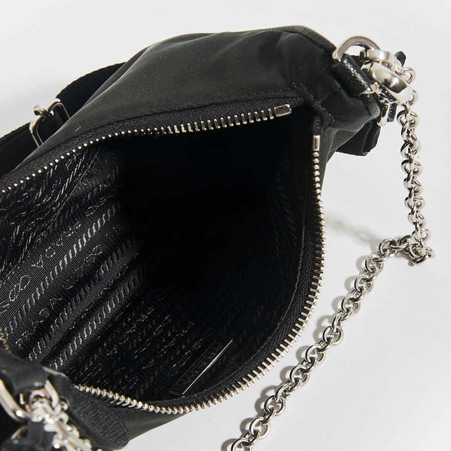 Hobo Re-edition 2005 Nylon Crossbody in Black