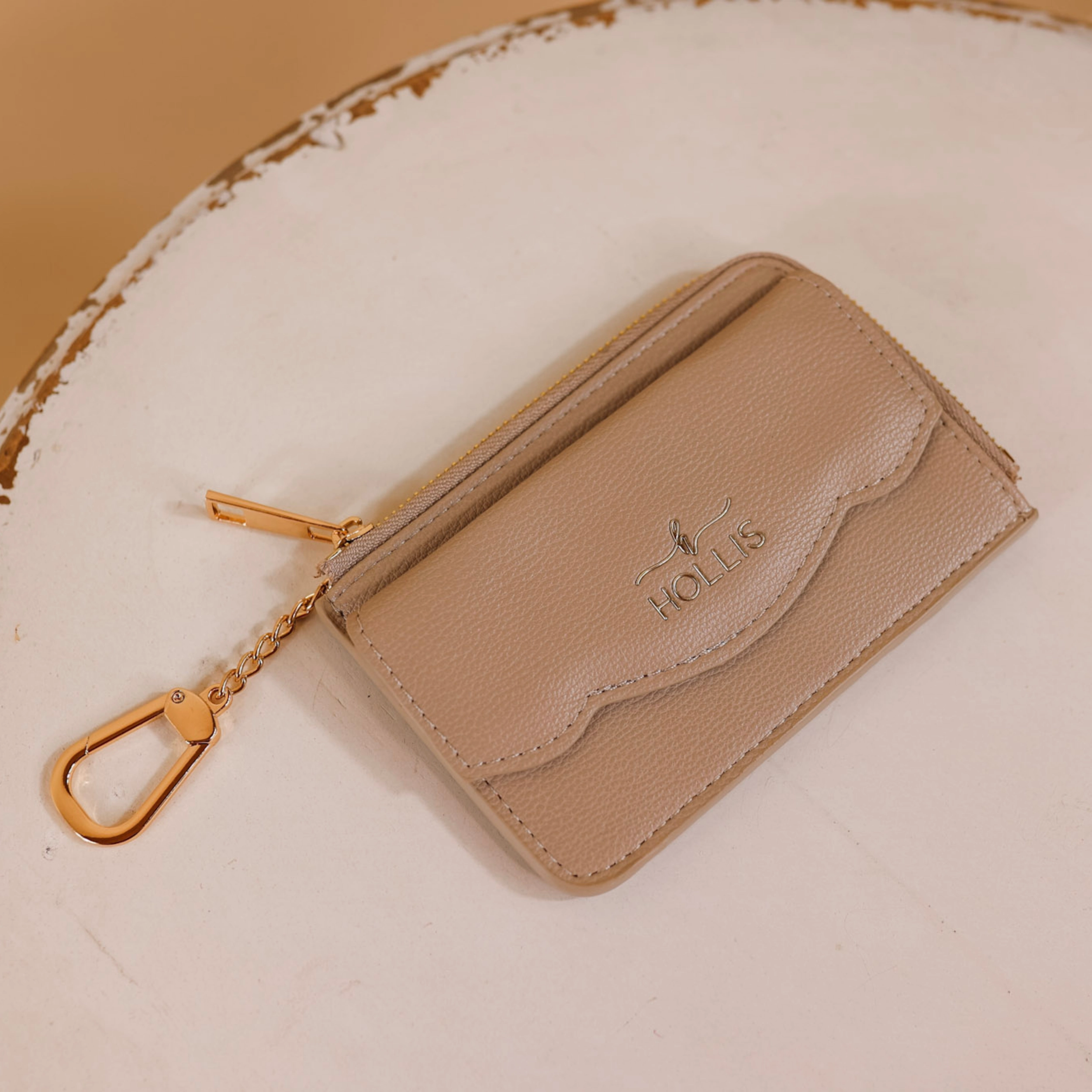 Hollis | COCO Card Holder in Nude