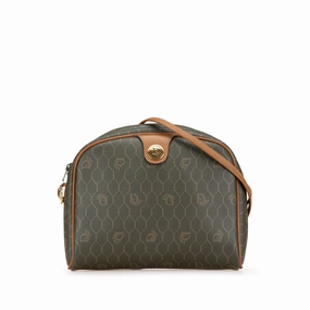 Honeycomb Coated Canvas Crossbody