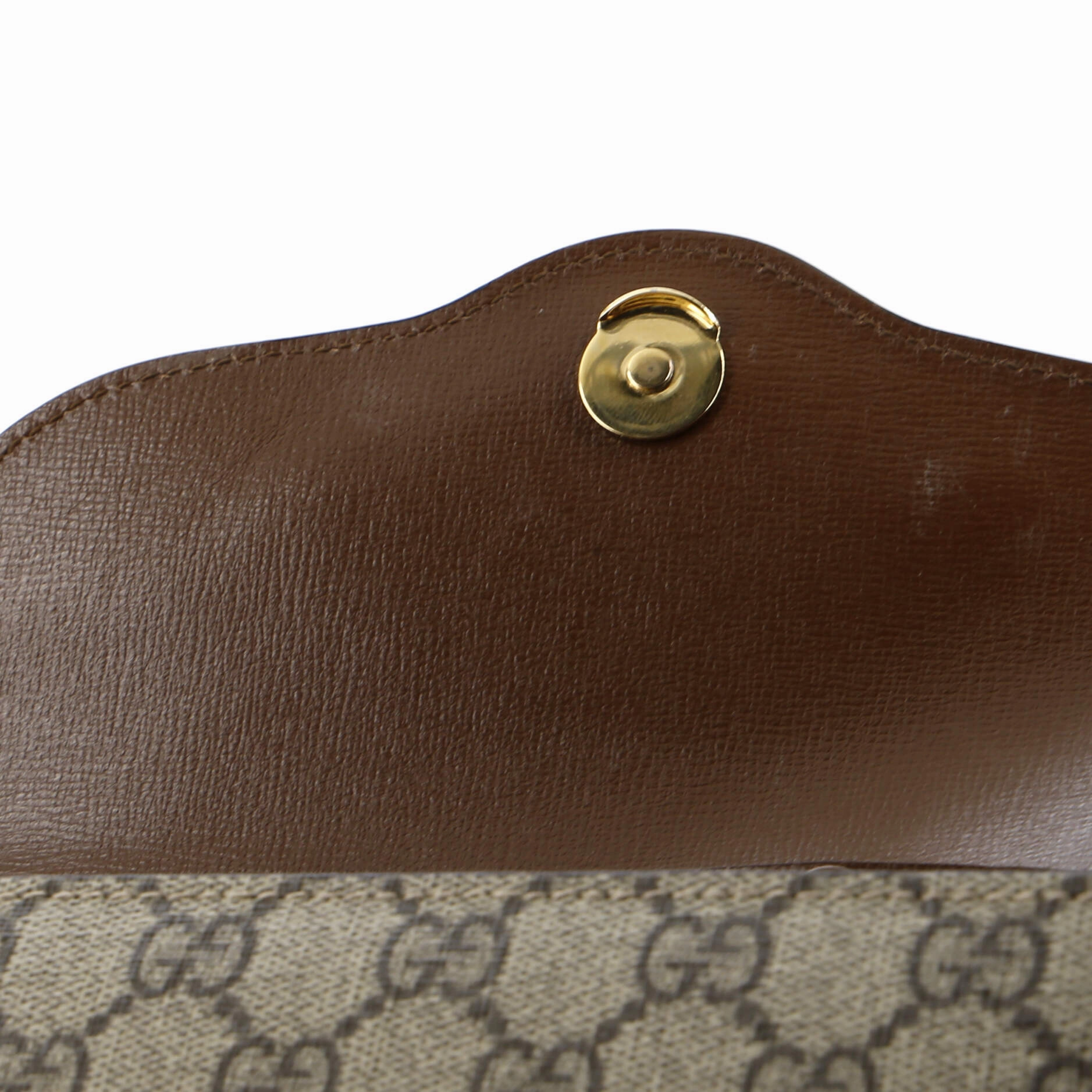 Horsebit 1955 Curved Flap Shoulder Bag GG Coated Canvas Mini