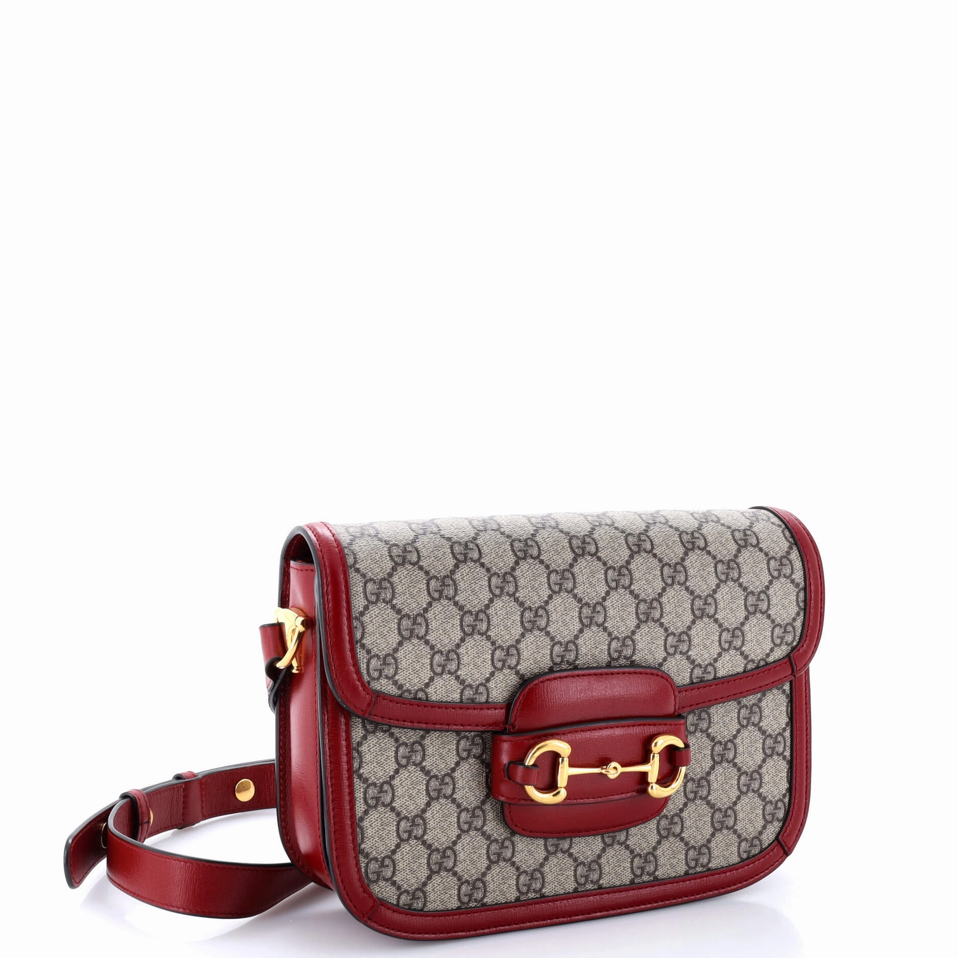 Horsebit 1955 Shoulder Bag GG Coated Canvas Small