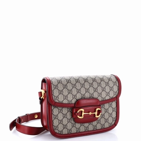 Horsebit 1955 Shoulder Bag GG Coated Canvas Small