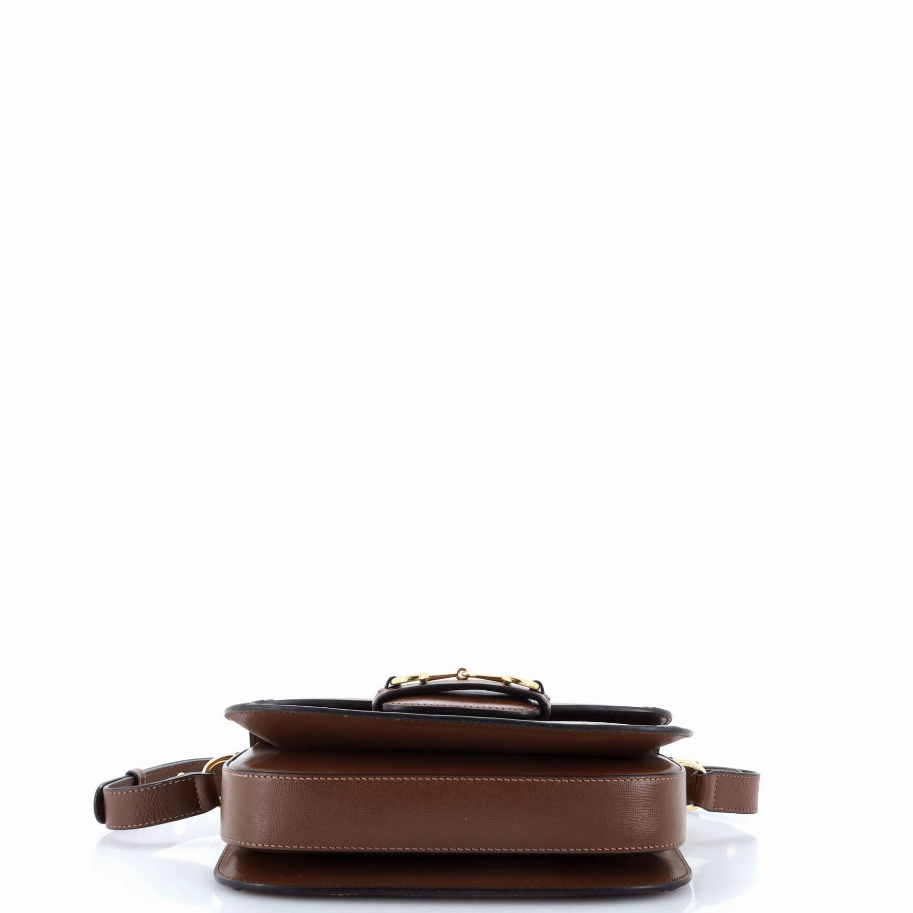 Horsebit 1955 Shoulder Bag GG Coated Canvas with Leather Small