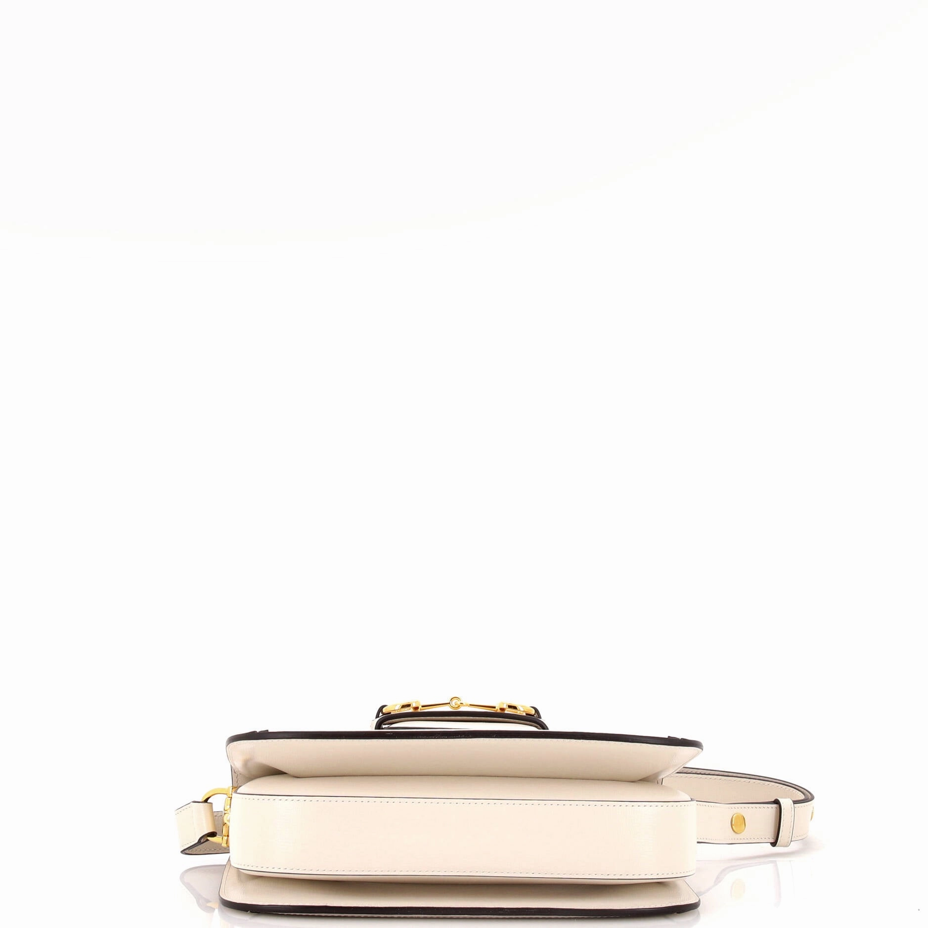 Horsebit 1955 Shoulder Bag GG Coated Canvas with Leather Small