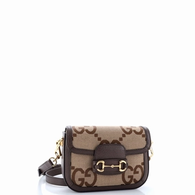 Horsebit 1955 Shoulder Bag Jumbo GG Canvas Mini