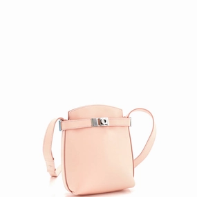 Hug Gancini Phone Holder Crossbody Bag Leather