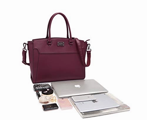 IAITU Laptop Tote Bag for Women, 15-15.6 Inches Spacious Tablet Handbag Shoulder Bag for Laptop