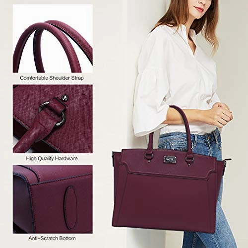 IAITU Laptop Tote Bag for Women, 15-15.6 Inches Spacious Tablet Handbag Shoulder Bag for Laptop