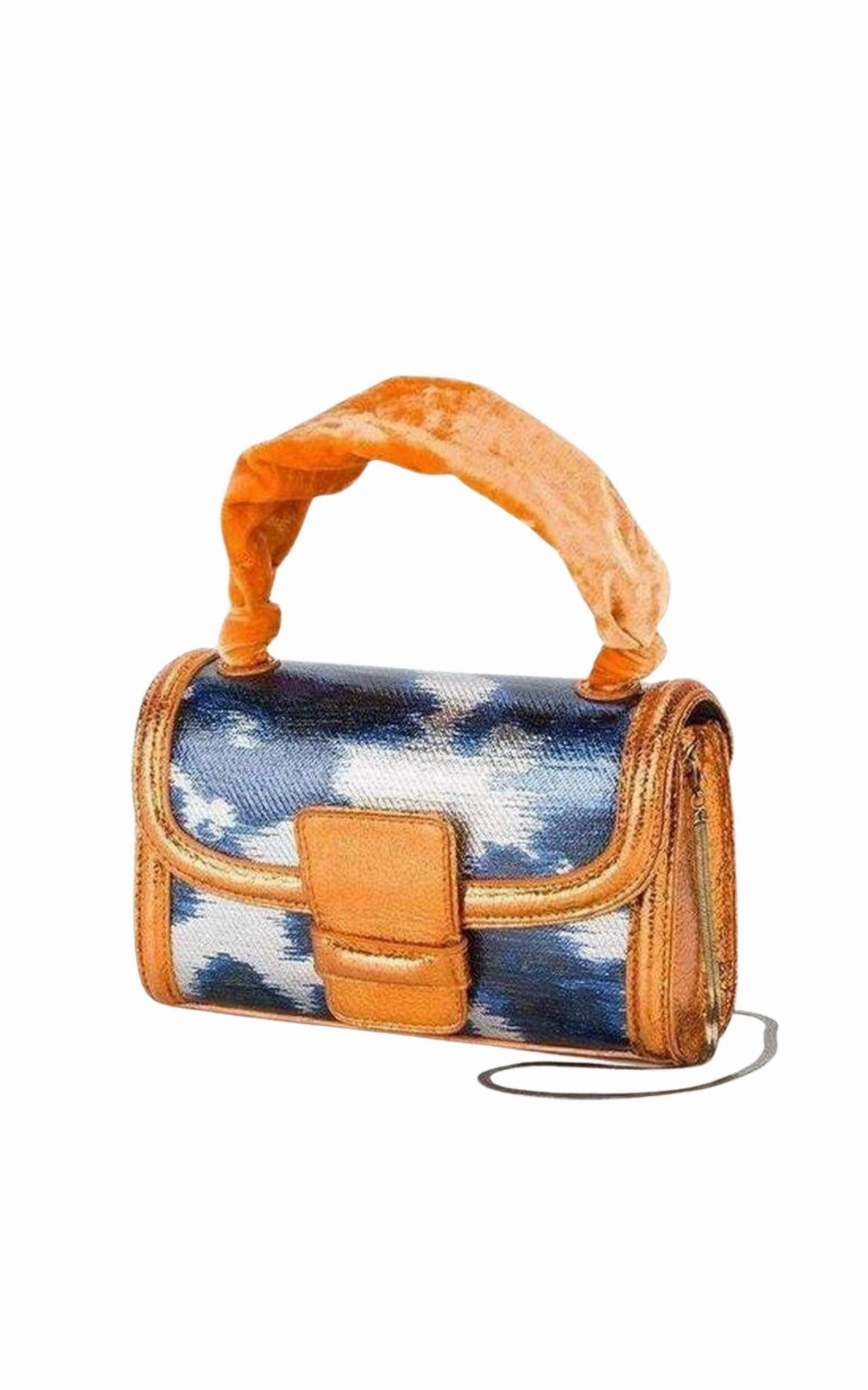 Ikat Print Mini Cross Body Bag