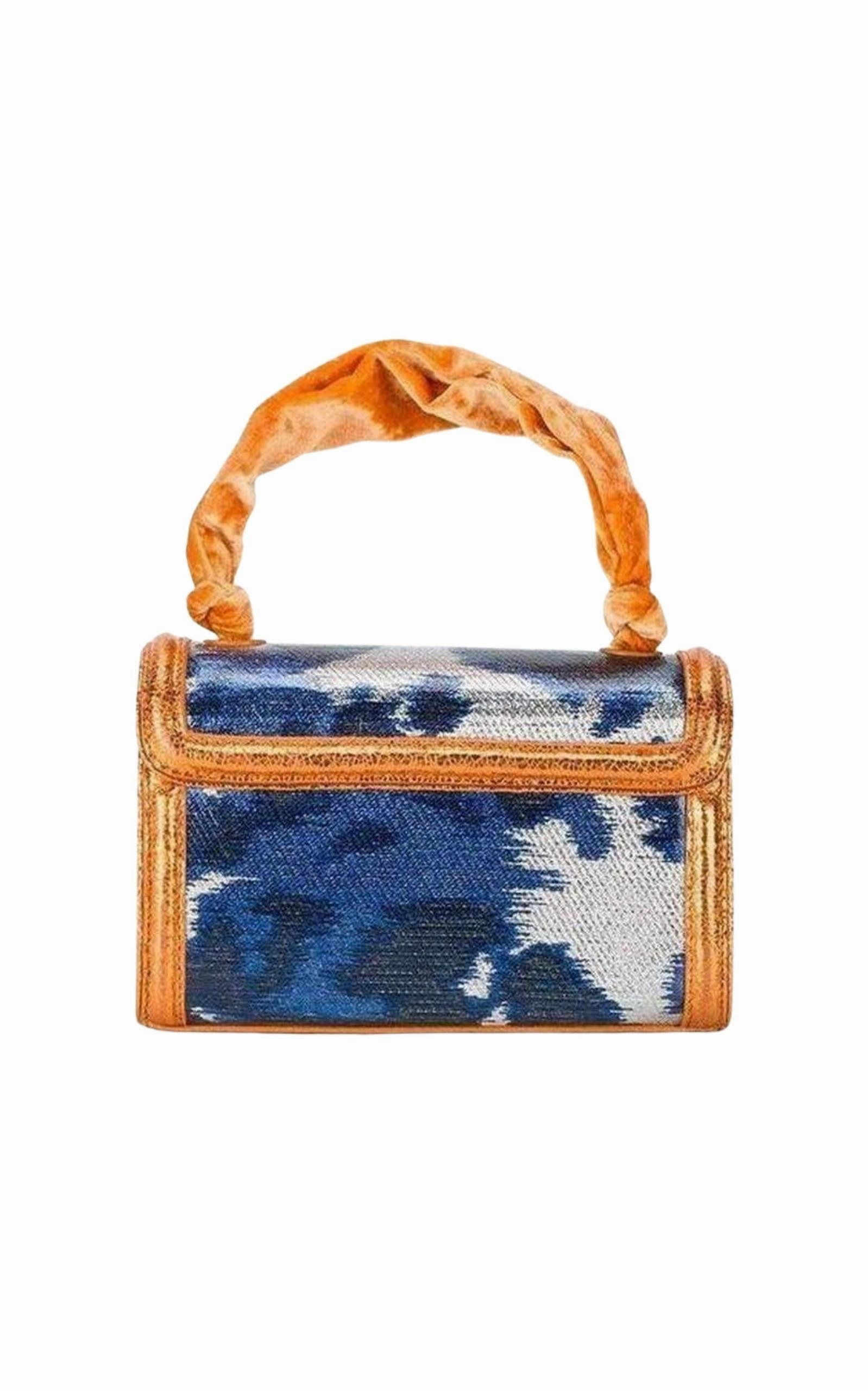 Ikat Print Mini Cross Body Bag