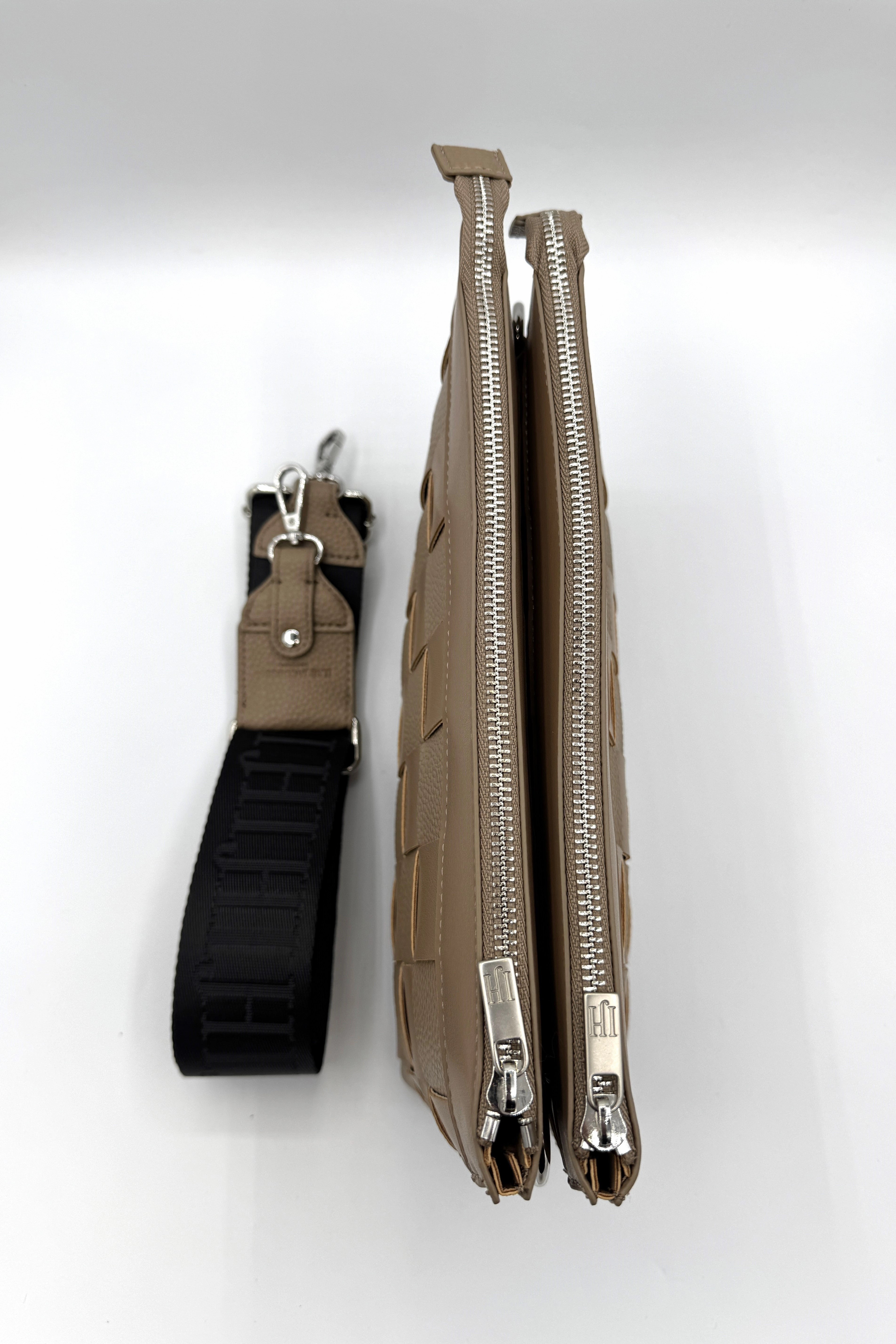 Ilse Jacobsen Square Braid Woven Shoulder Bag