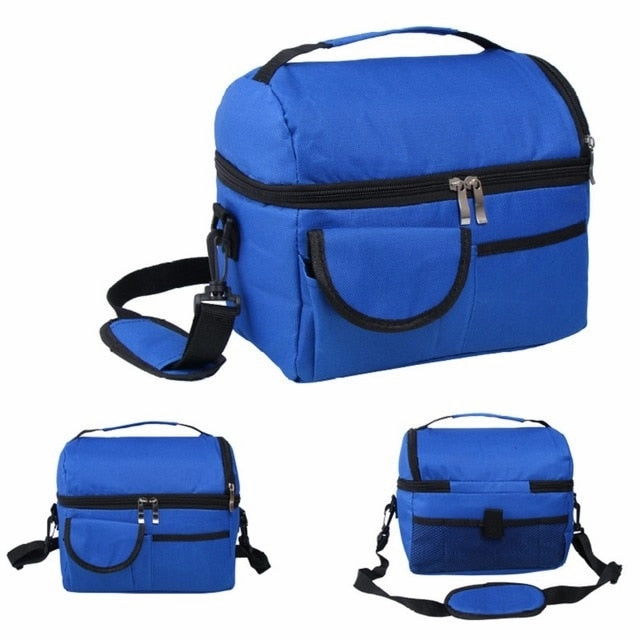 Insulated Lunch Box Tote Bag Travel Men Women Adult Hot Cold Food Thermal Cooler 8L
