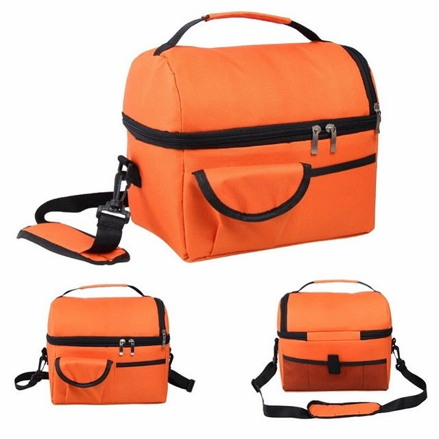 Insulated Lunch Box Tote Bag Travel Men Women Adult Hot Cold Food Thermal Cooler 8L