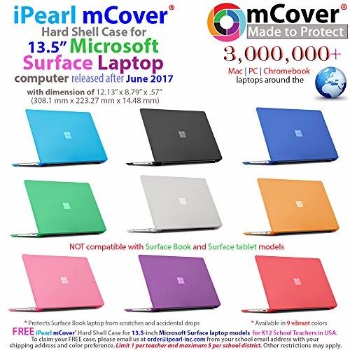 Ipearl Mcover Hard Shell Case For 13.5-Inch Microsoft Surface Laptop Computer (Not Compatible