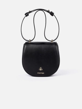 Iris Apple Leather Vegan Mini Bag | Black