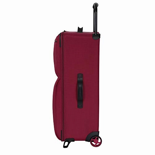 IT Luggage 21.8" World's Lightest Los Angeles 2 Wheel Carry On, Charcoal Grey