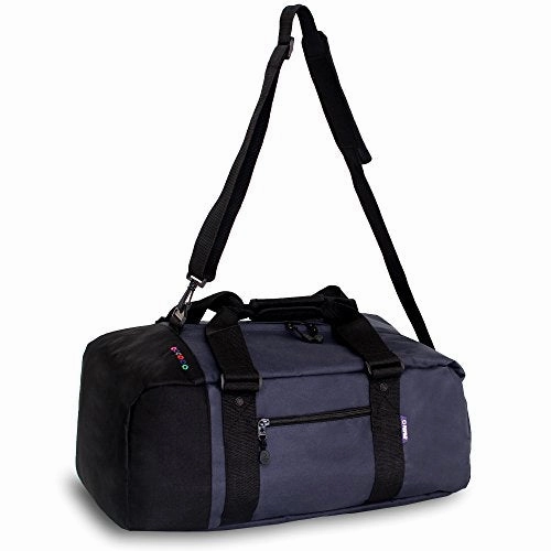J World New York Duncan 22 Inch Three-Way Weekender Duffel Bag, Navy
