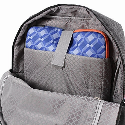 J World New York Franklin Laptop Backpack, Black, One Size
