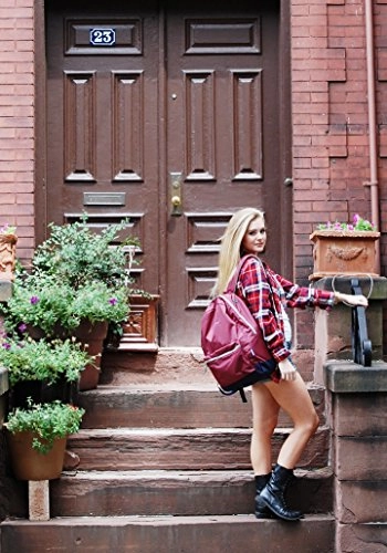 J World New York Lux, Burgundy, One Size