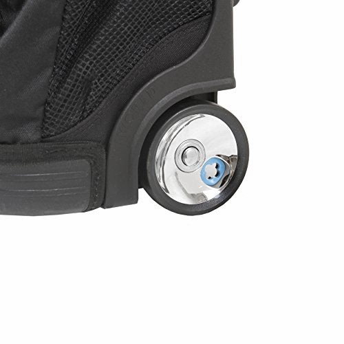 J World New York Sundance Rolling Backpack, Black, One Size