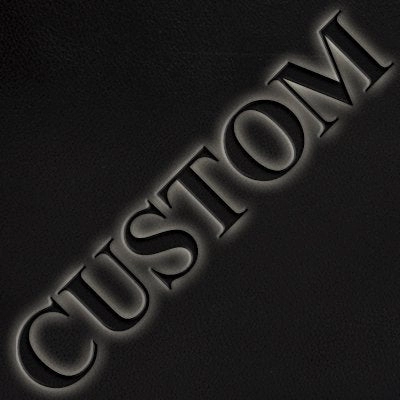 Jack Georges [Personalized Initials Embossing] Platinum Double Gusset Flap Over Leather Briefcase in Black