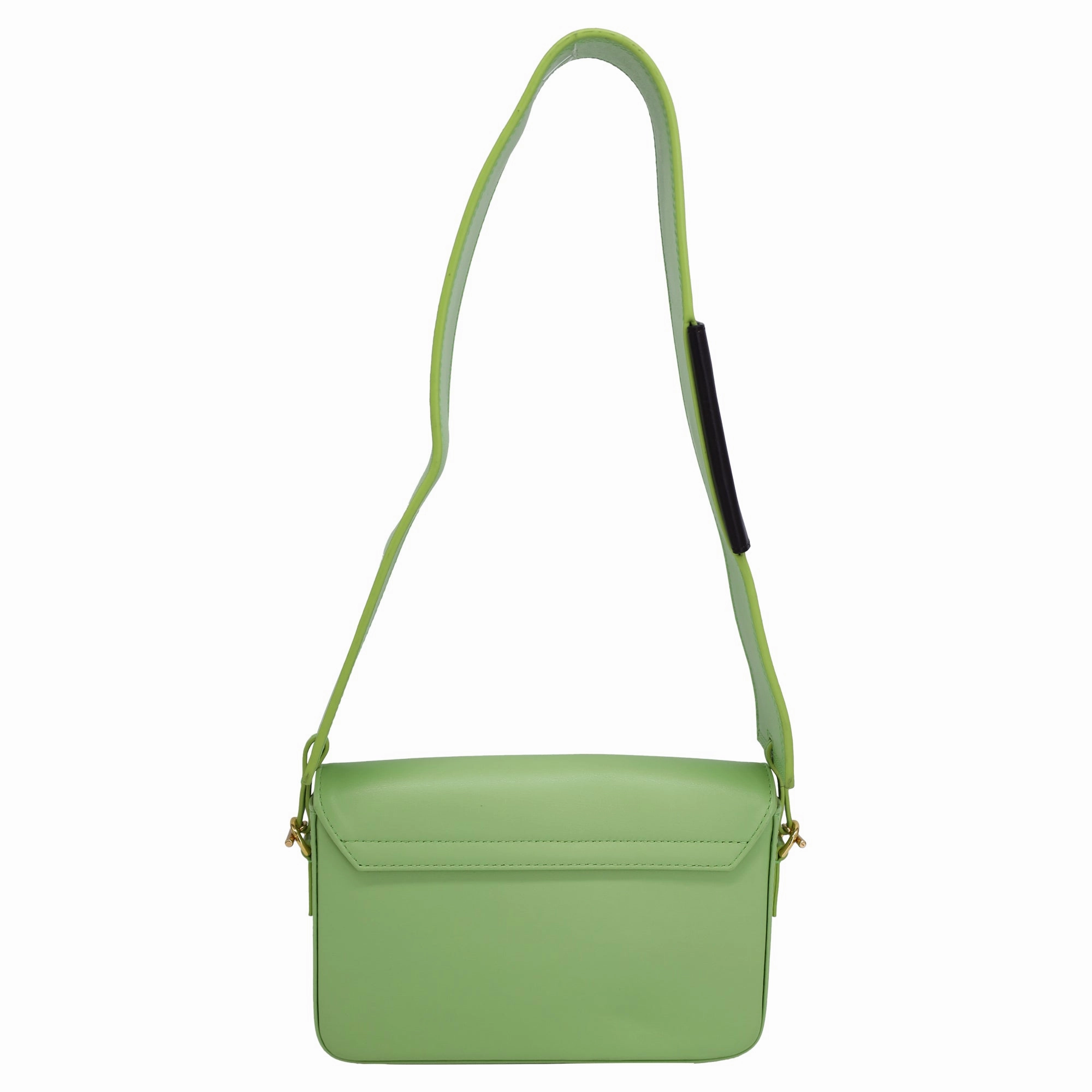 Jacquemus Le Carinu Shoulder Bag in Green Leather