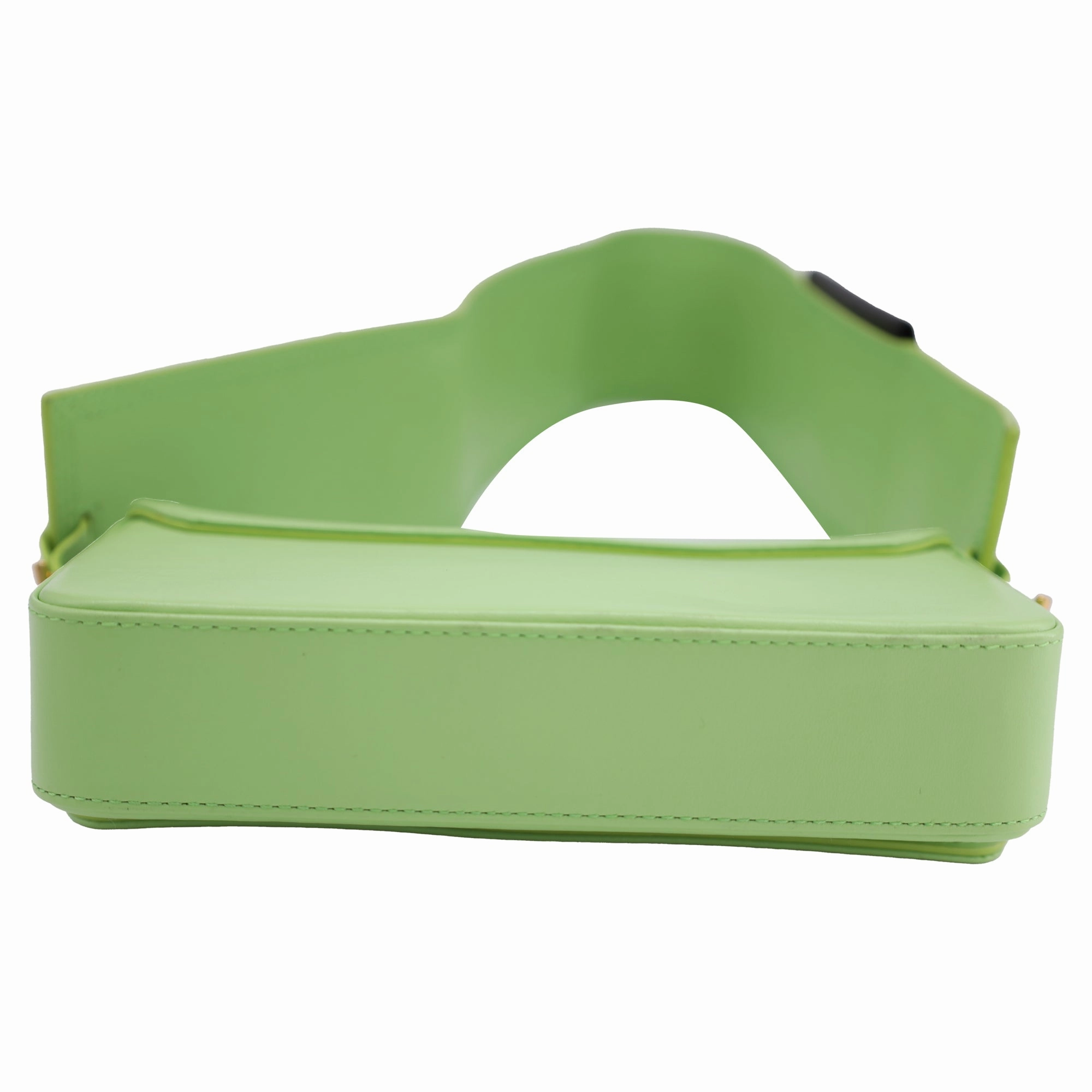 Jacquemus Le Carinu Shoulder Bag in Green Leather
