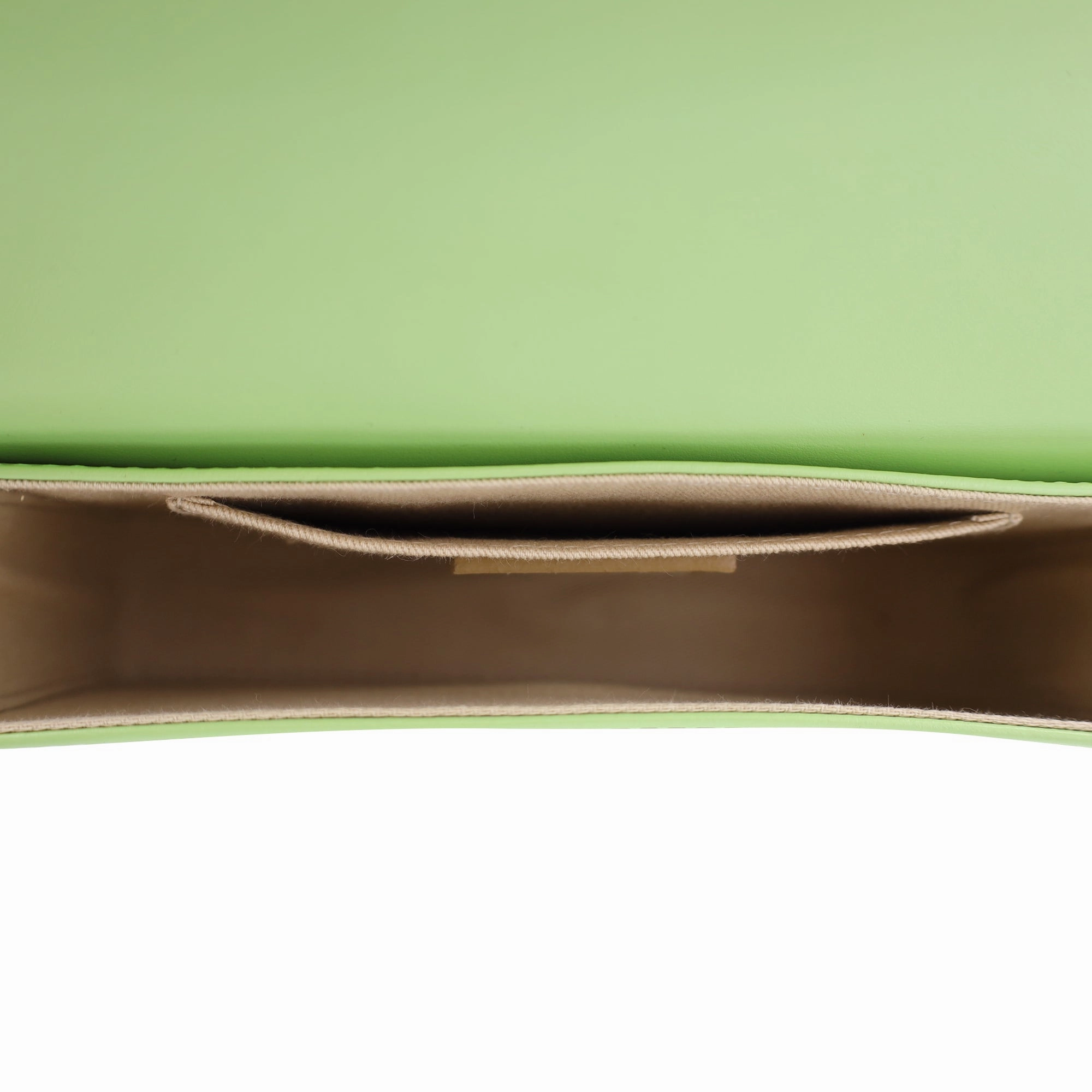 Jacquemus Le Carinu Shoulder Bag in Green Leather