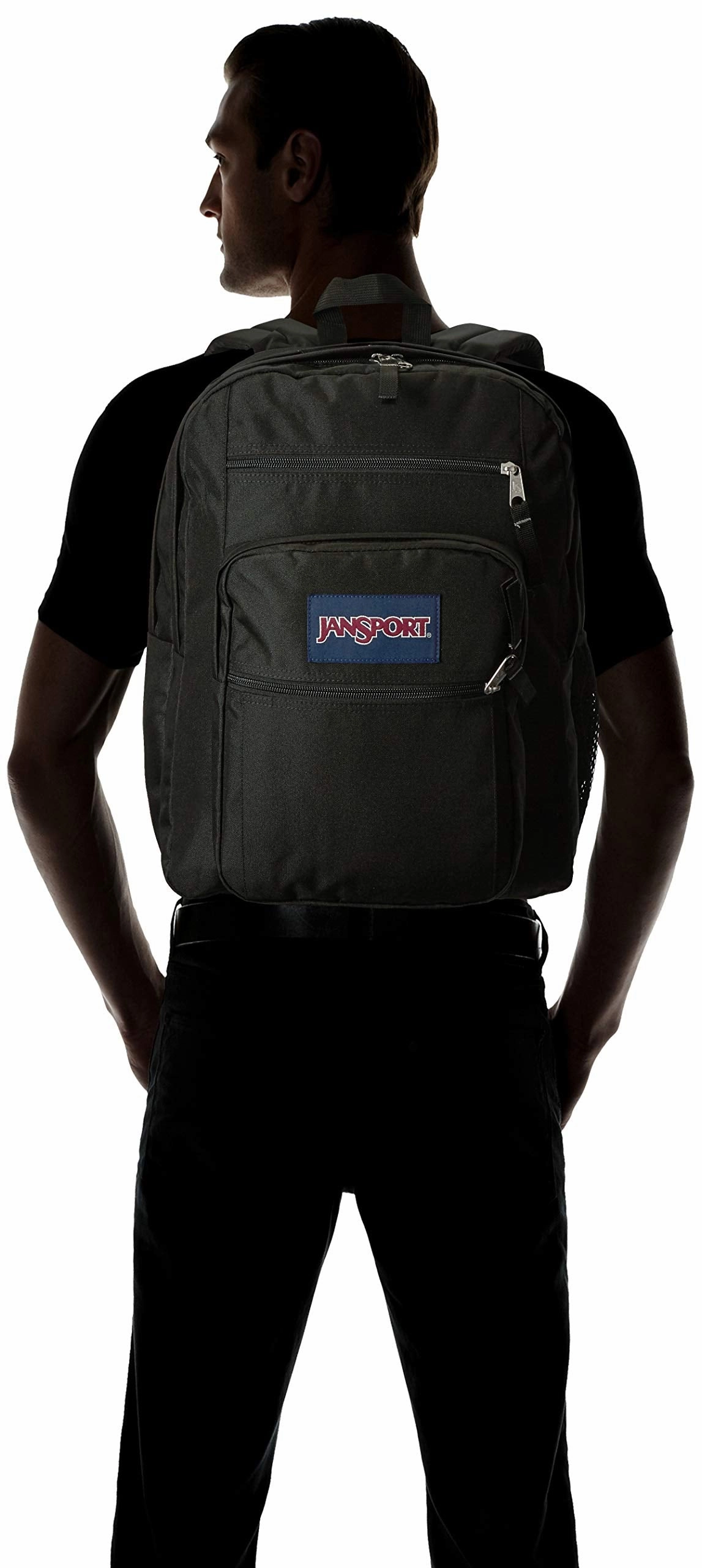 JanSport Big Student Backpack - 15-inch Laptop School Pack, Black