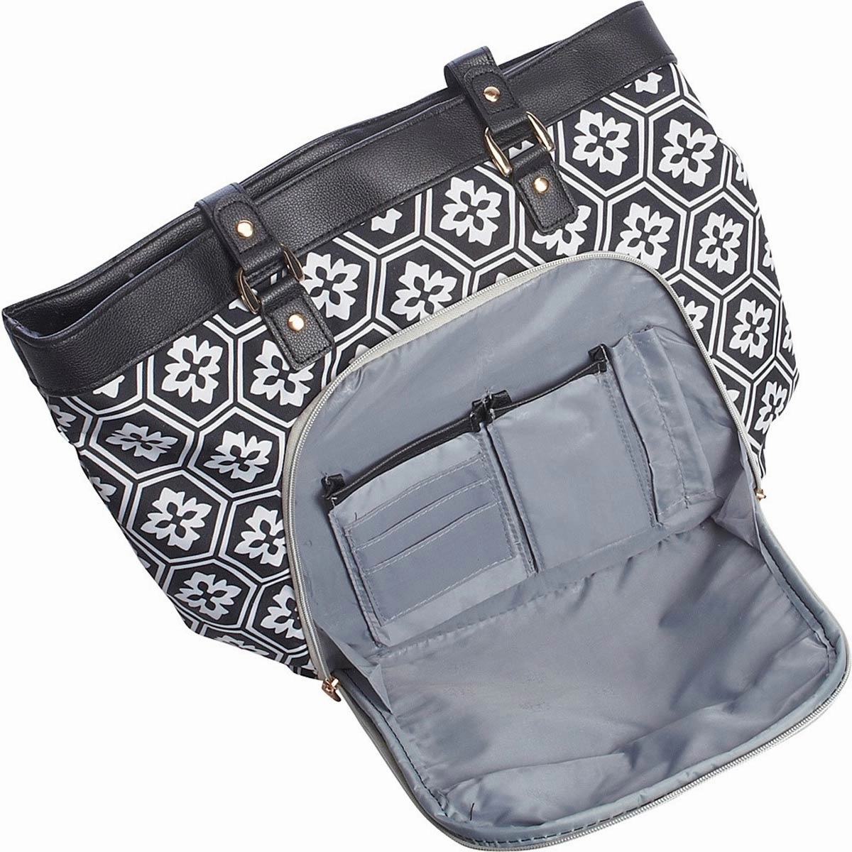 Jenni Chan Aria Snow Flake 18In Computer Tote