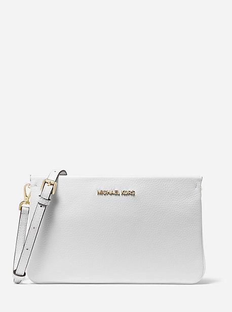 Jet Set Large Pebbled Leather Crossbody Bag