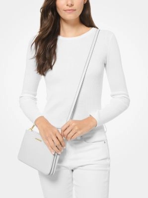 Jet Set Large Pebbled Leather Crossbody Bag