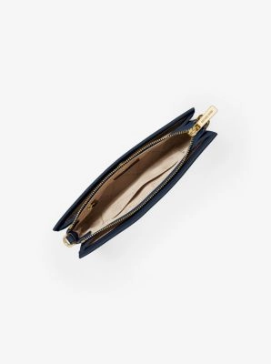 Jet Set Large Pebbled Leather Crossbody Bag