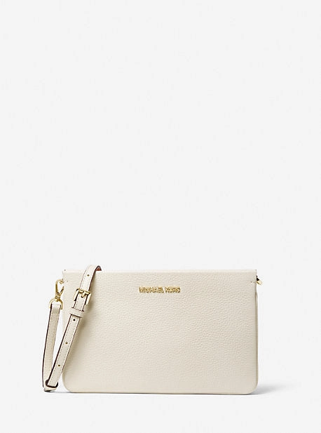 Jet Set Large Pebbled Leather Crossbody Bag