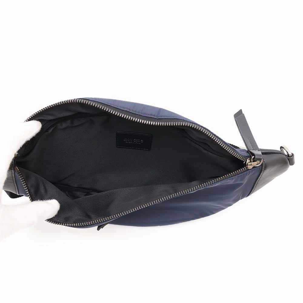JIMMY CHOO Crossbody Bag Navy/BlackKIRT-0UQ-0004 Nylon Leather