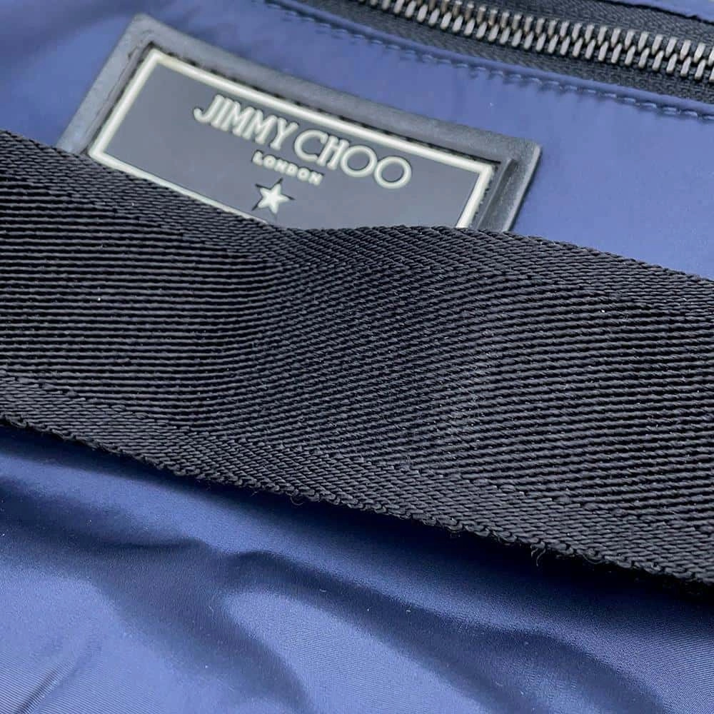 JIMMY CHOO Crossbody Bag Navy/BlackKIRT-0UQ-0004 Nylon Leather