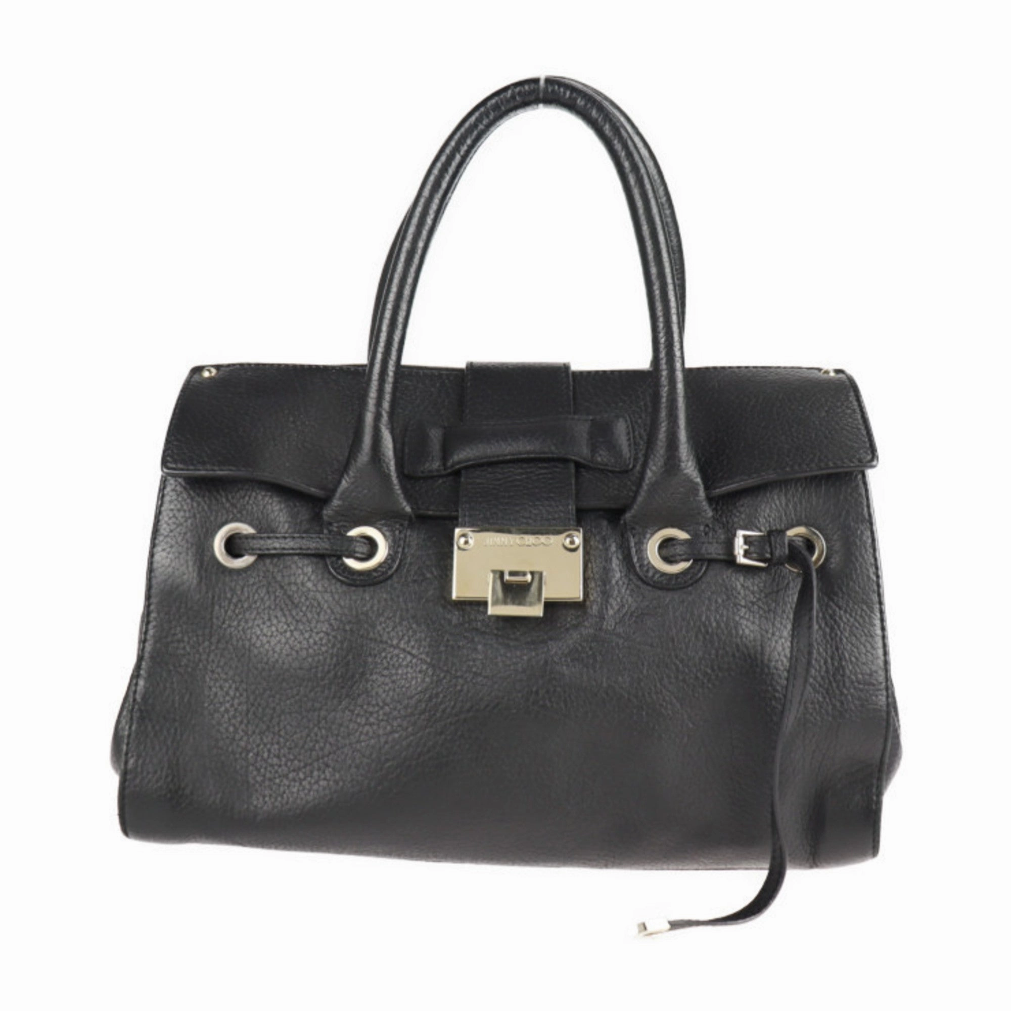 Jimmy Choo  Leather Handbag Shopping Bag Shoulder Bag Tote Bag (Pre-Owned)