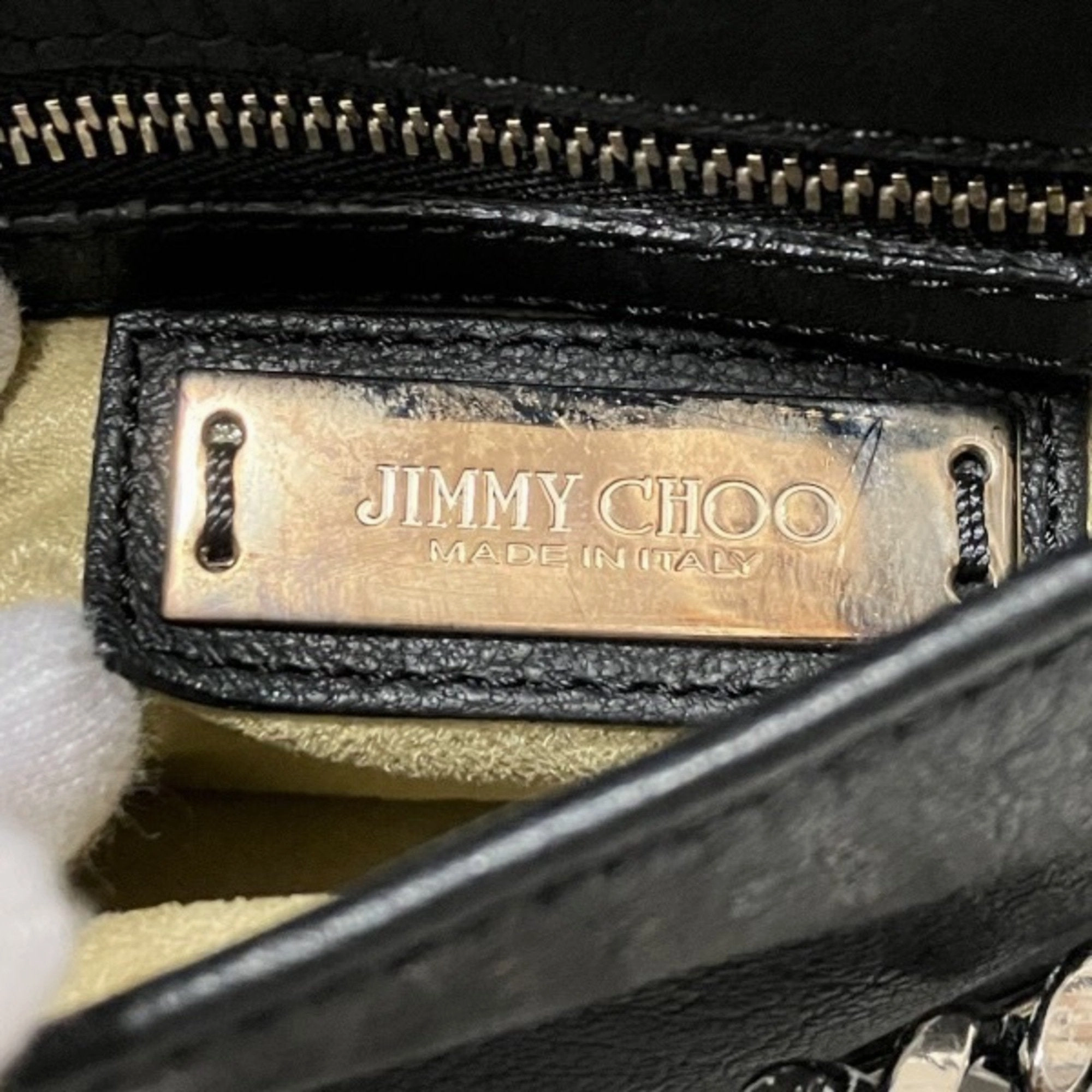 Jimmy Choo Leather Shoulder Bag (Pre-Owned)